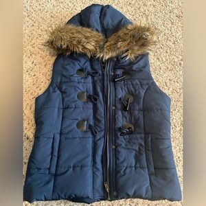 Womens Hooded Vest - Large